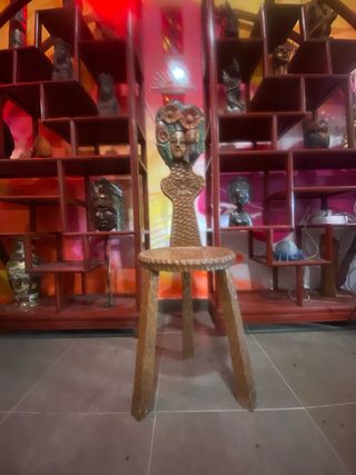 Silla castellana, artesana pieza única vintage 70s