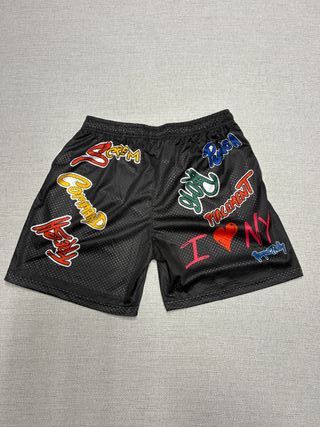 Eric Emanuel Shorts Negros Multicolor