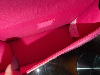 Mini bolso fiesta rosa cocodrilo