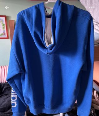Sudadera Adidas Azul Logo Trefoil
