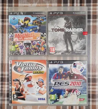 Consola PS3 320 gb + 4 Juegos