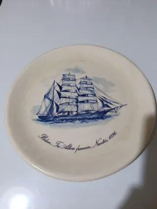 Piatto da collezione Belem Nantes 1896