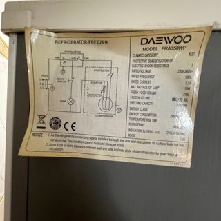 Refrigerador Daewoo FRA350WP