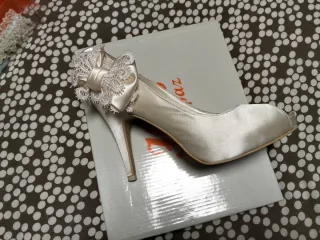 Zapatos de Novia Menbur Blancos Talla 40