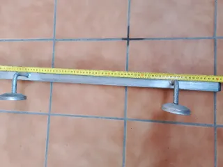6 Barandillas de 70 cm metálicas para escaleras