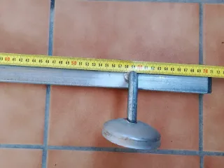 6 Barandillas de 70 cm metálicas para escaleras