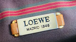 Bandolera Loewe Velázquez Marrón y Dorado