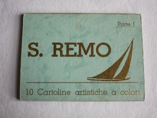 ALBUM A STRISCIA N. 10 CARTOLINE SAN REMO