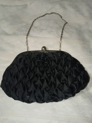 Bolso de fiesta negro Vintage.