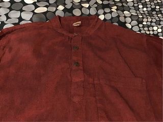 Camisa Algodón Roja Talla S