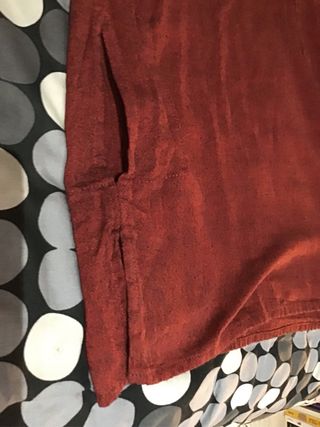 Camisa Algodón Roja Talla S