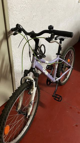 Bicicleta Montaña B'Twin Morada
