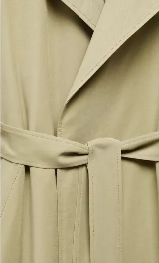 Trench fluido solapas nuevo