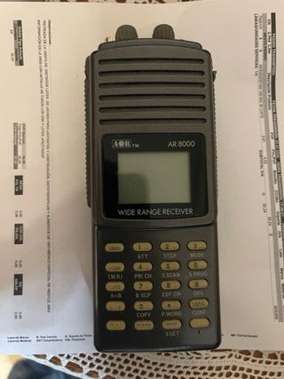 Scanner AOR AR 8000 Tutto Modalità
