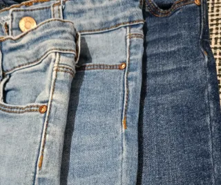 Lote 3 Pantalones Vaqueros Niña Talla 98 Skinny