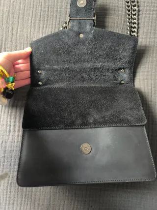 Bolso Piel Negro Gucci
