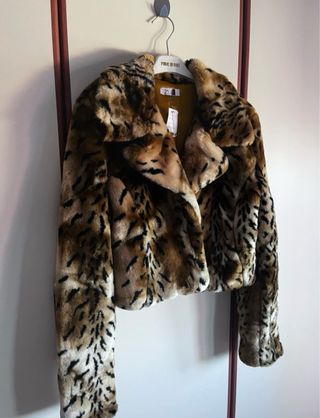 Pellicciotto donna fantasia leopardata