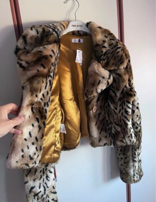 Pellicciotto donna fantasia leopardata