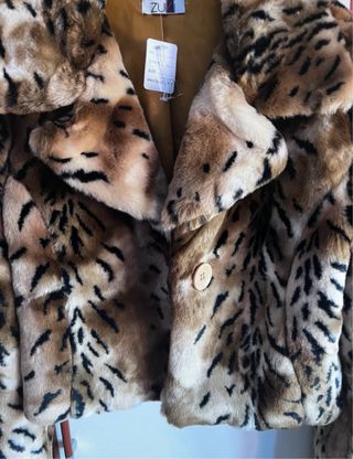 Pellicciotto donna fantasia leopardata