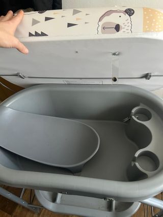 Bañera y cambiador para bebé