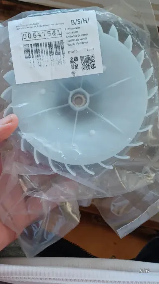 Rueda Turbina Ventilador Bosch Siemens