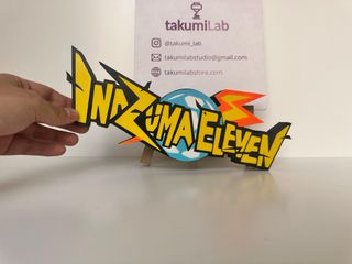 Letrero Inazuma Eleven | Regalo y decoración fan
