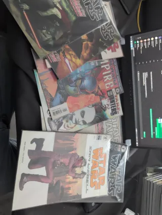 Pack Comics inglés Star Wars protegidos en fundas