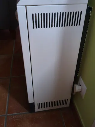 Acumulador eléctrico blanco
