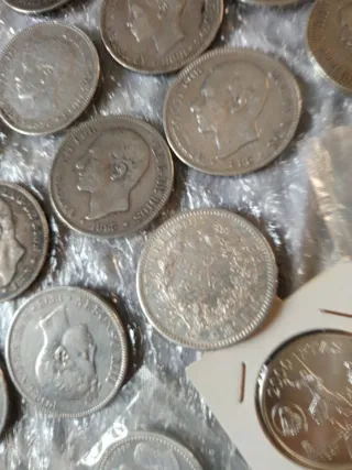 Monedas 1 Kilo 355 Gramos plata monedas españolas