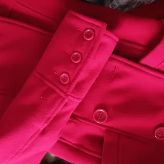 Cappotto rosso doppio petto