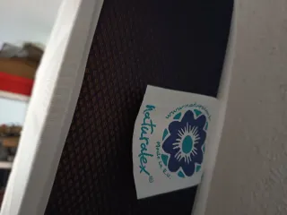 Somier metálico con láminas de madera + colchón