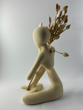 Modern Thinking Man Statue