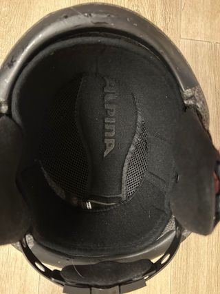 Casco Alpina nero
