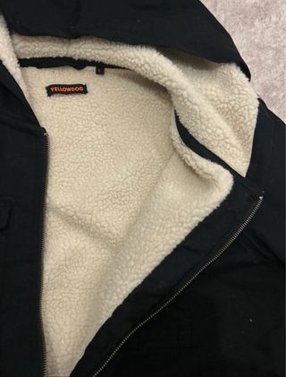 THOMPSON Giubbotto Nero con Lana