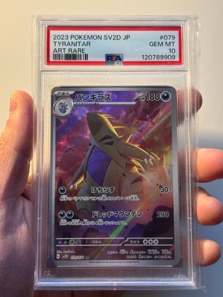 Carta Pokemon PSA 10 - Tyranitar 079/071 sv2D Jap