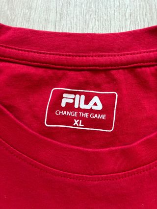 Camiseta Fila Roja Talla XL