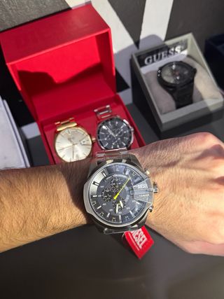 Reloj Diesel Azul y Plateado