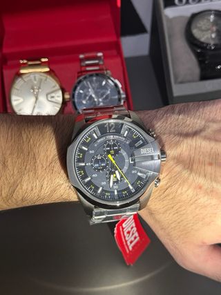 Reloj Diesel Azul y Plateado