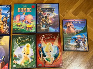 Lote 9 Películas DVD Disney (PRECIO X TODAS)