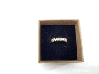 sortija oro 18k con piedra con circonita