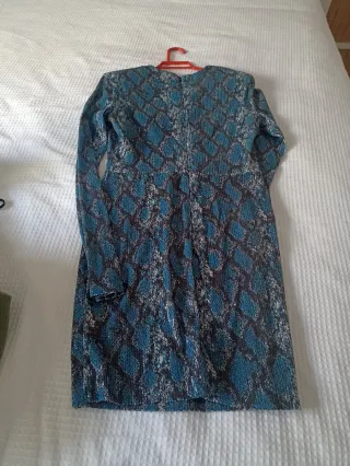 Vestido fiesta estampado serpiente