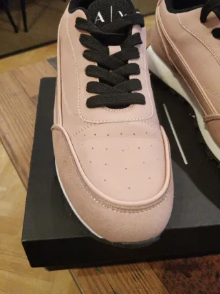Zapatillas Armani Exchange Rosa y Negro
