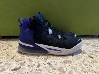 Nike LeBron 18 Lakers Nere Viola Tg 45.5