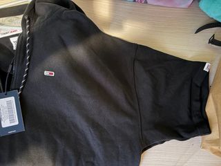 Sudadera Tommy Jeans Manga Corta Negra