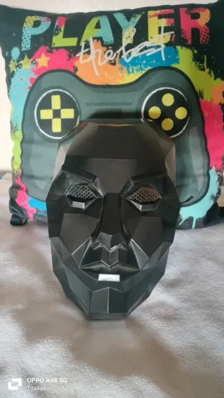 Máscara Juego del Calamar Negra