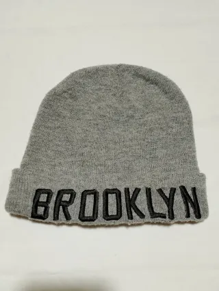 Cappellino uomo grigio Brooklyn in acrilico