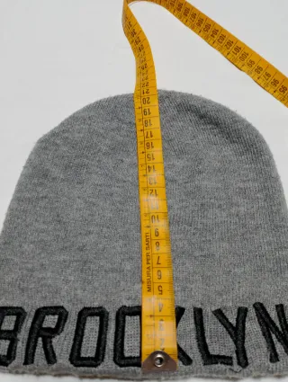 Cappellino uomo grigio Brooklyn in acrilico
