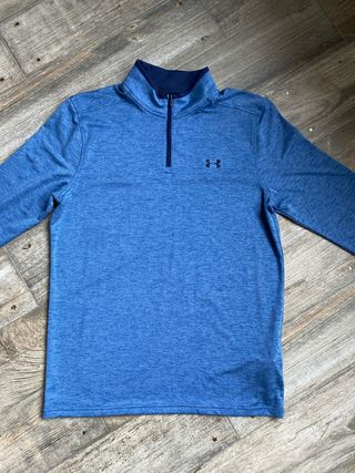 Sudadera Under Armour Media Cremallera Azul Talla