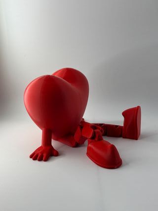 Heart Sculpture Love Themed Desk Decor