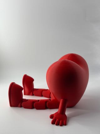 Heart Sculpture Love Themed Desk Decor